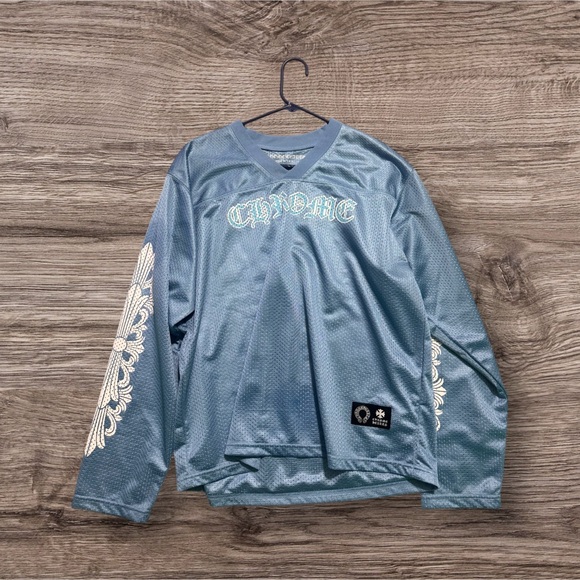 Chrome Hearts Lightweight Jacket in Blue and White - Picture 1 of 2